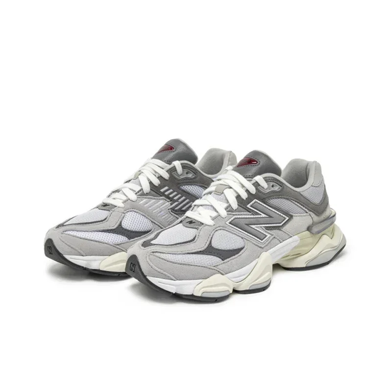 New Balance NB NB9060 Non-Slip Lightweight Sports Casual Shoes Light Grey Men's and Women's Unisex Sneakers