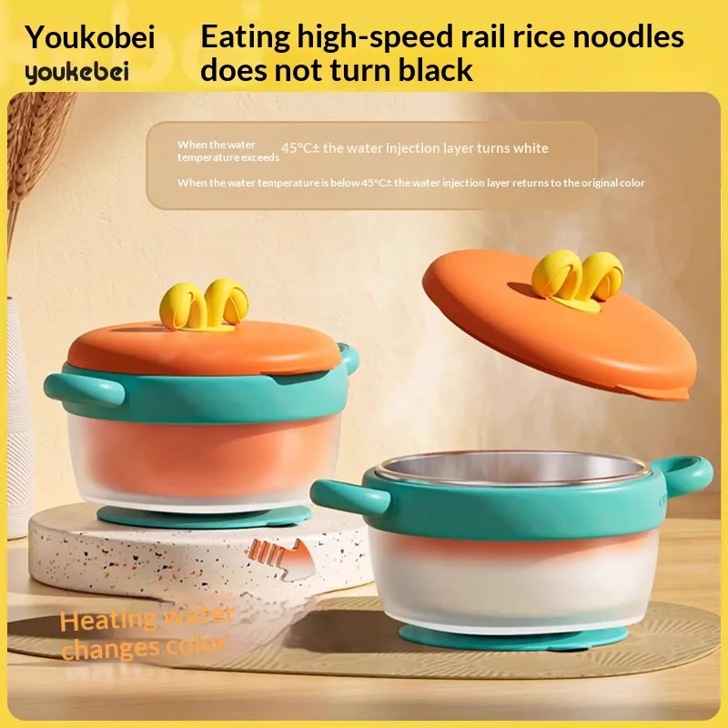 tigela-termica-para-alimentos-de-bebe-em-aco-inoxidavel-316-tigela-isolada-com-succao-para-criancas-parede-dupla-anti-queimadura-temperatura-por-injecao-de-Agua