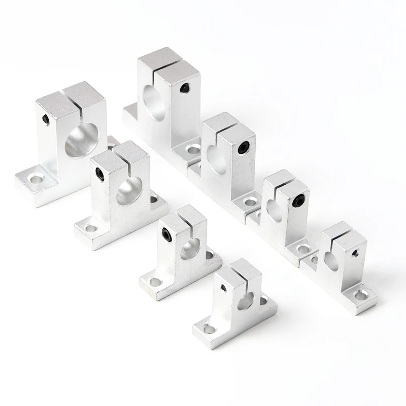 Linear Optical Axis Light Rod Guide Rail Set SHF3 SK3 Vertical Bearing Fixed Seat Support Frame for Precision Equipment 3-16mm