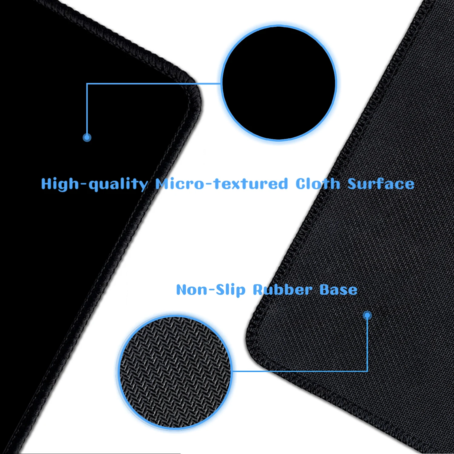 لوحة ماوس أنيمي فتاة سوداء كبيرة مكتب الألعاب حصيرة غير قابلة للانزلاق قاعدة مطاطية كبيرة مكتب الكمبيوتر حصيرة لعبة لوحة المفاتيح لوحة الماوس #4