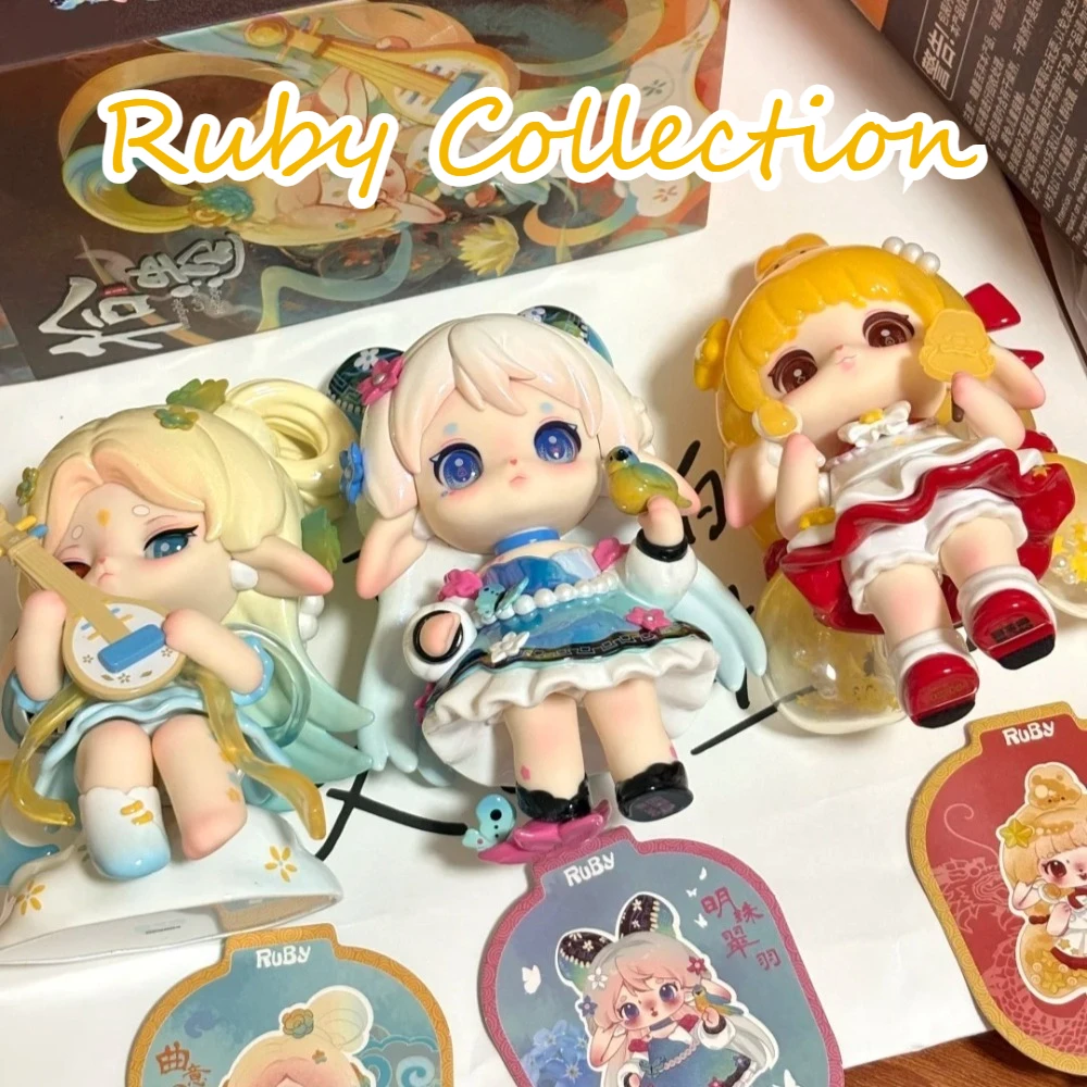 

Ruby Collection PVC Blind Box Chinese Style Handmade Mysterious Box Doll Decoration Toy Desktop Ornament Surprise Girl Gift