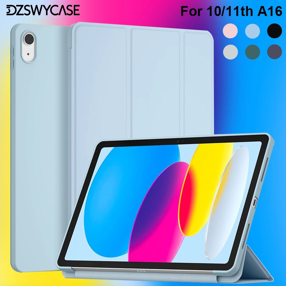 

Силиконовый чехол для iPad (A16) 11-го поколения 11 дюймов 2025, чехол для iPad 10-го поколения 2022 10,9 дюйма, мягкий защитный чехол