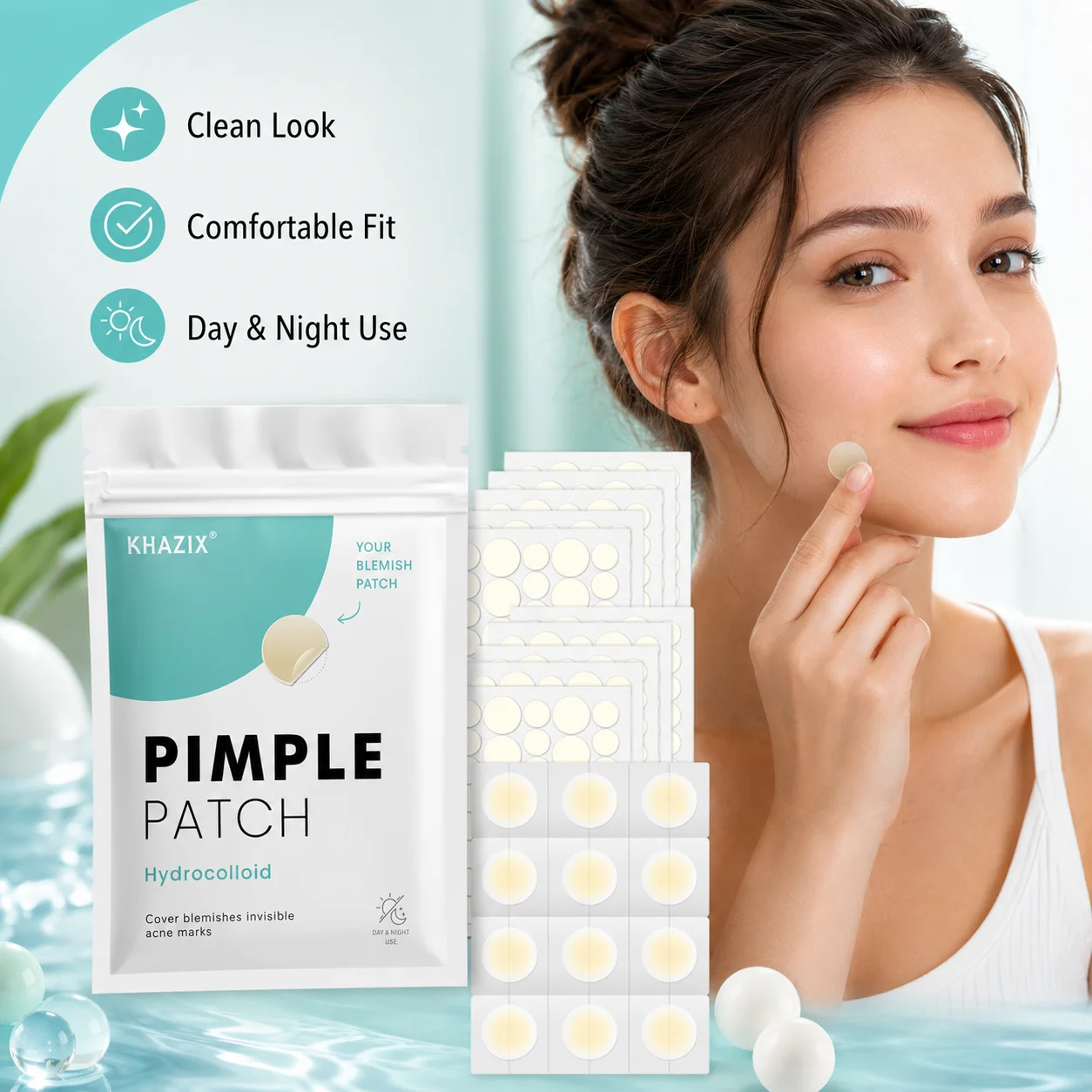 Parches Hidrocoloides Nocturno - Skincare Acne reseña y precio