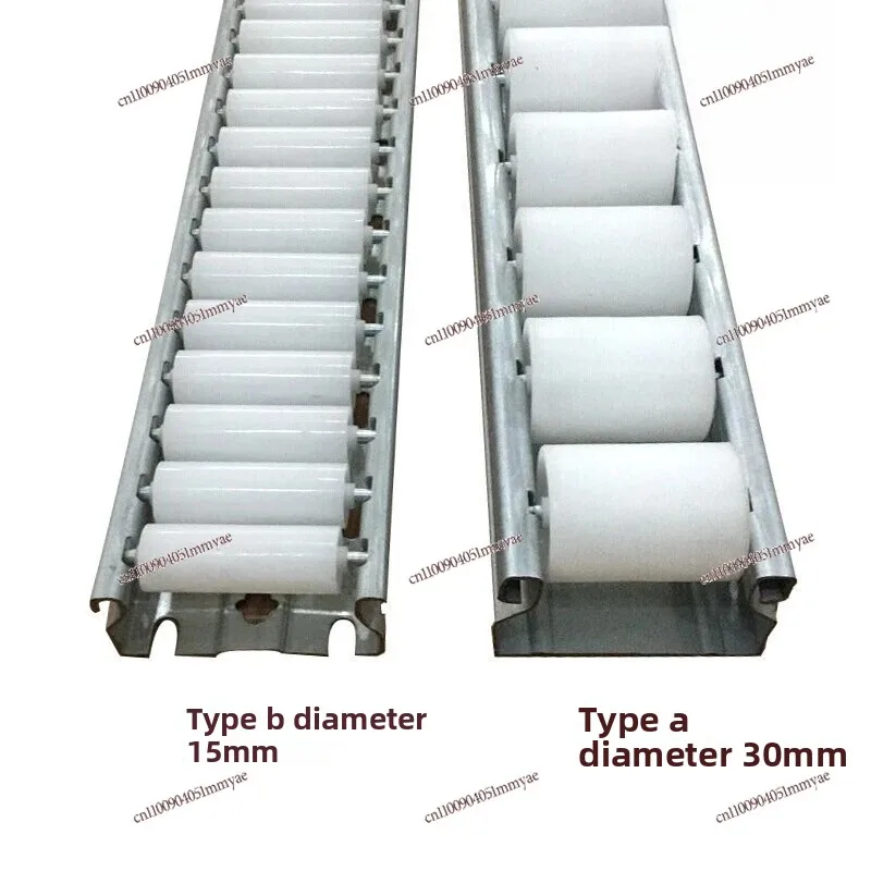 60 Reinforced Sheet Metal Fluent Strip Slide Rail Shelf Pulley