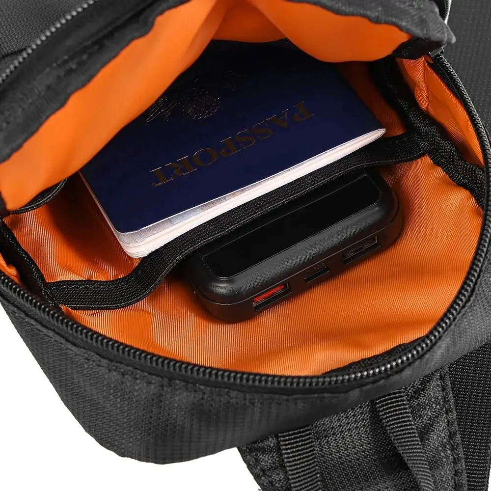 Adjustable Sports Vest Bag Water Resistant Lightweight Multi-functional Chest Bag Oxford Cloth Multi-functional Running Vest Bag