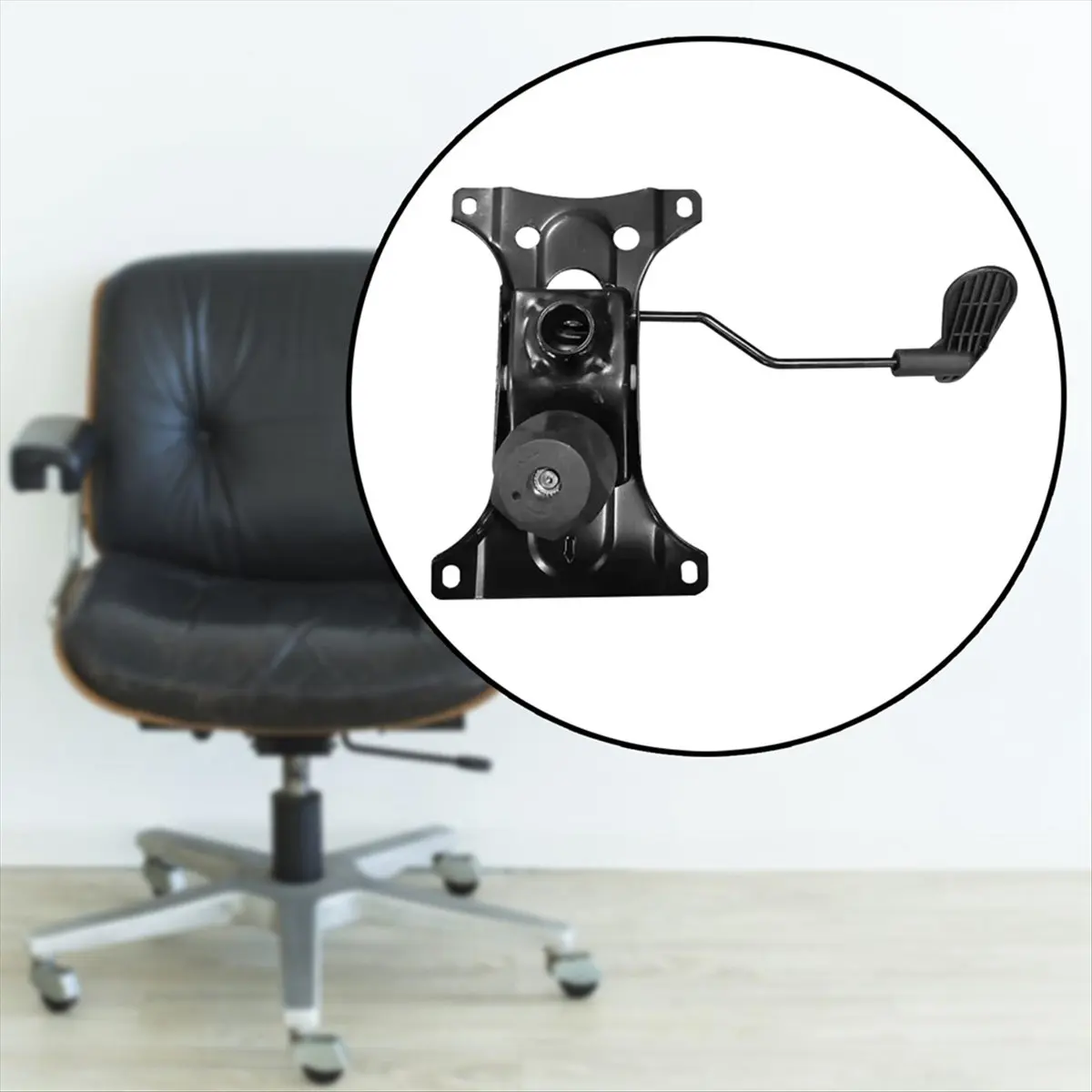 【2026 TOP Global】▼△◑ Chair Tilt Control Mechanism Swivel Chair Chassis for Mesh Chair Desk Chair Computer Chair Parts 15x22cm