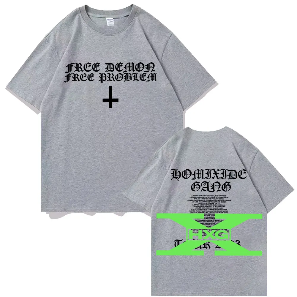 Rapper Homixide Gang Shot or Not Graphic T-shirt Playboi Carti