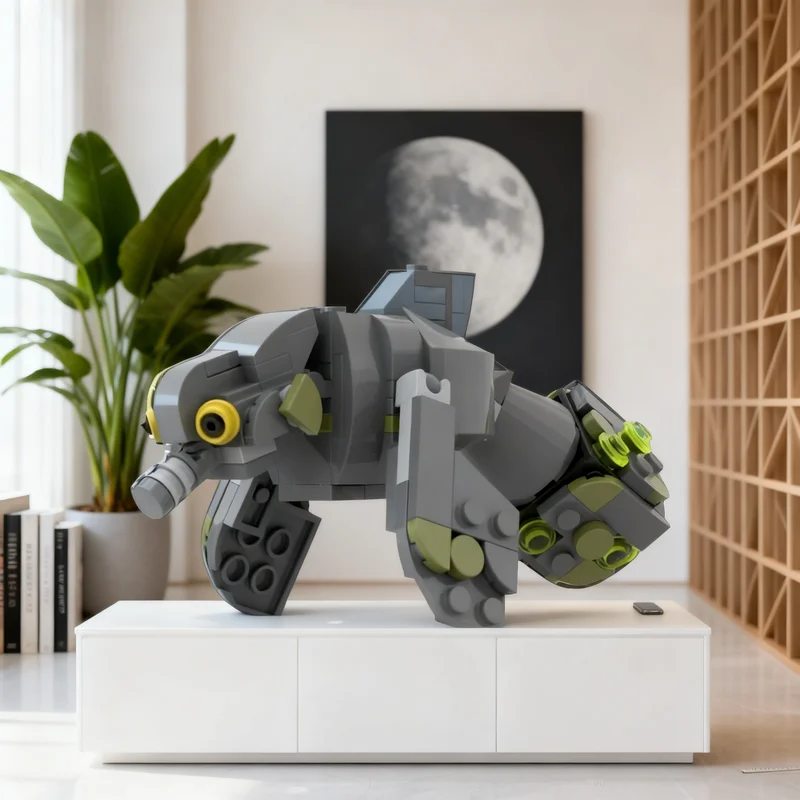 

Набор строительных блоков MOC Gasopod Subnautica, 153 детали, креативный подарок для самостоятельной сборки, декор для демонстрации, премиум-класс, для взрослых и детей, игрушка для дома и рабочего стола