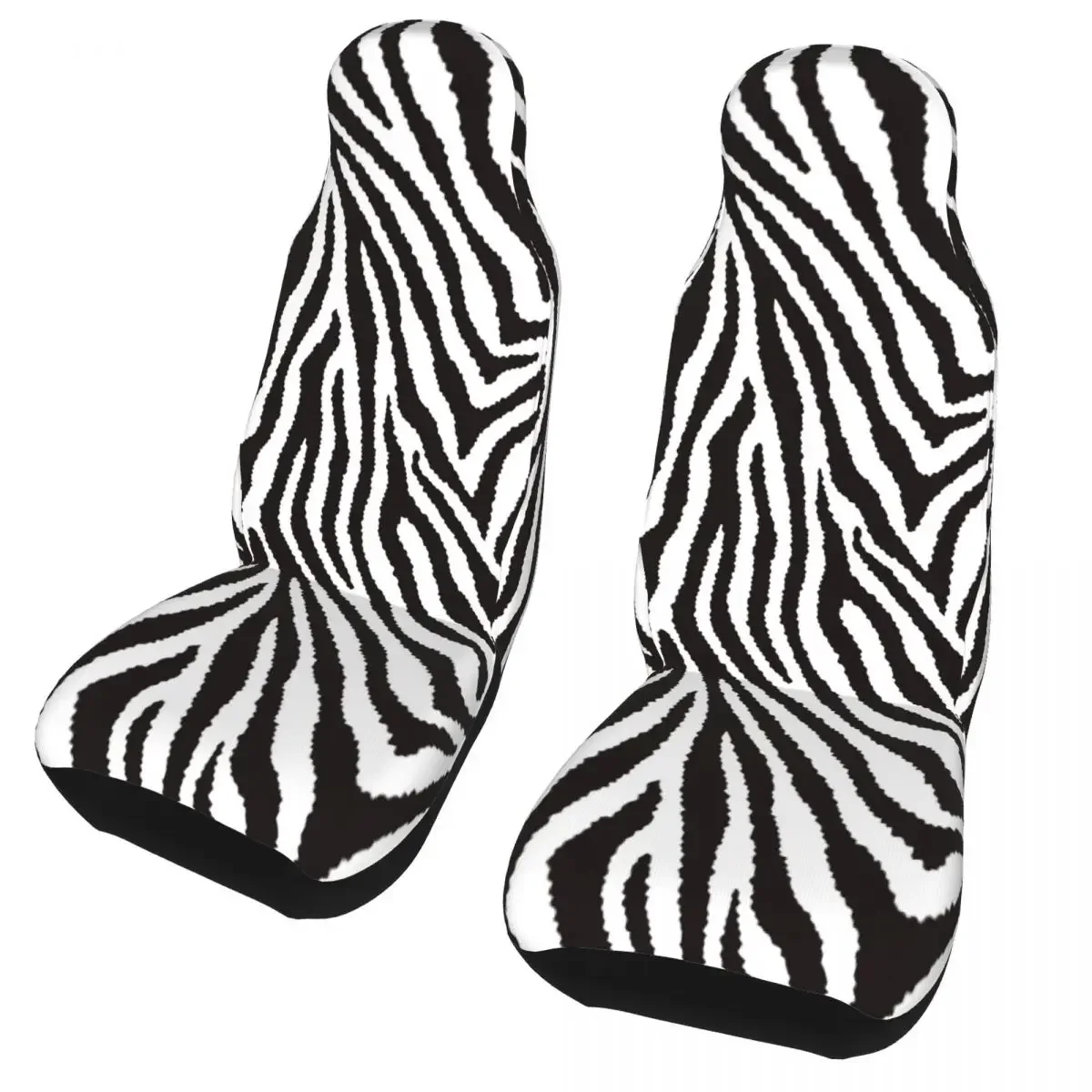 Zebra Animal Pattern Universal Car Seat Cover Protector Interior Accessories Women Car Seat Mat Polyester Fishing