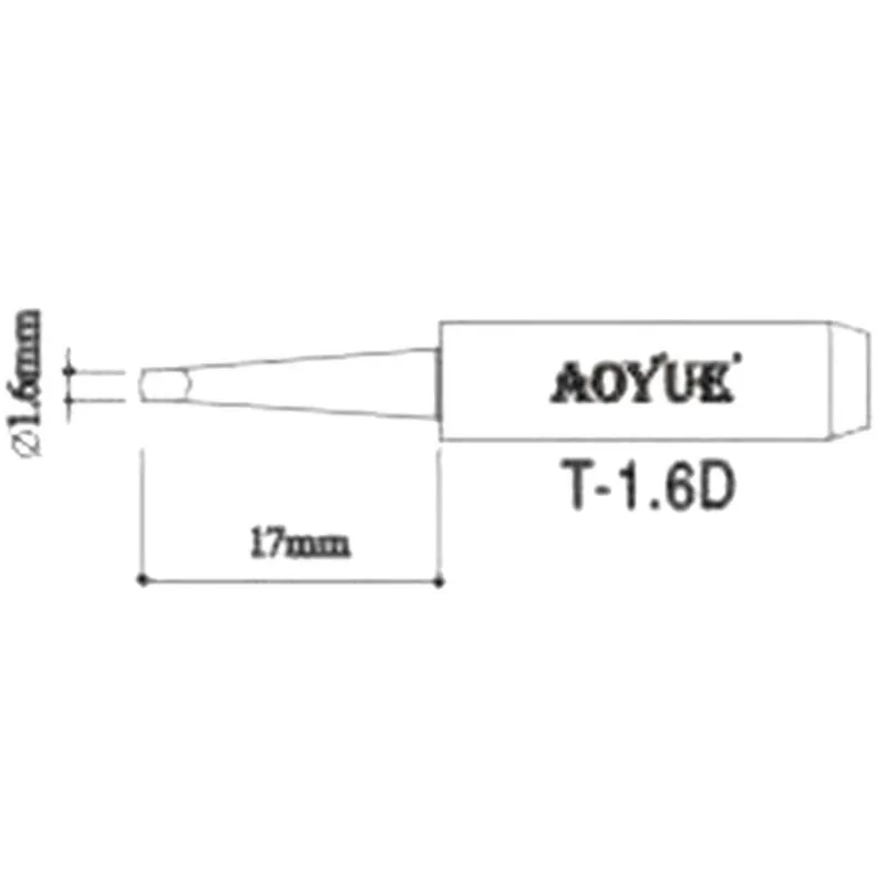 Aoyue T1,6d Replacement Soldering Iron Tips Aoyue