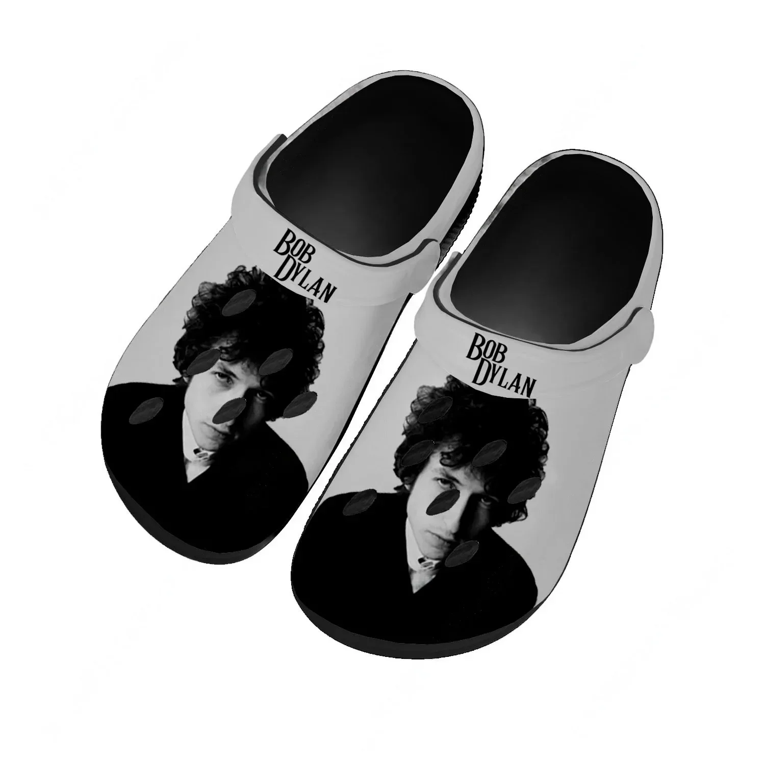 Bob Dylan Water Shoes Men Women Teenager Comfortable Fashion Home Garden Clogs Custom Sandals Beach Breathable Hole Slippers