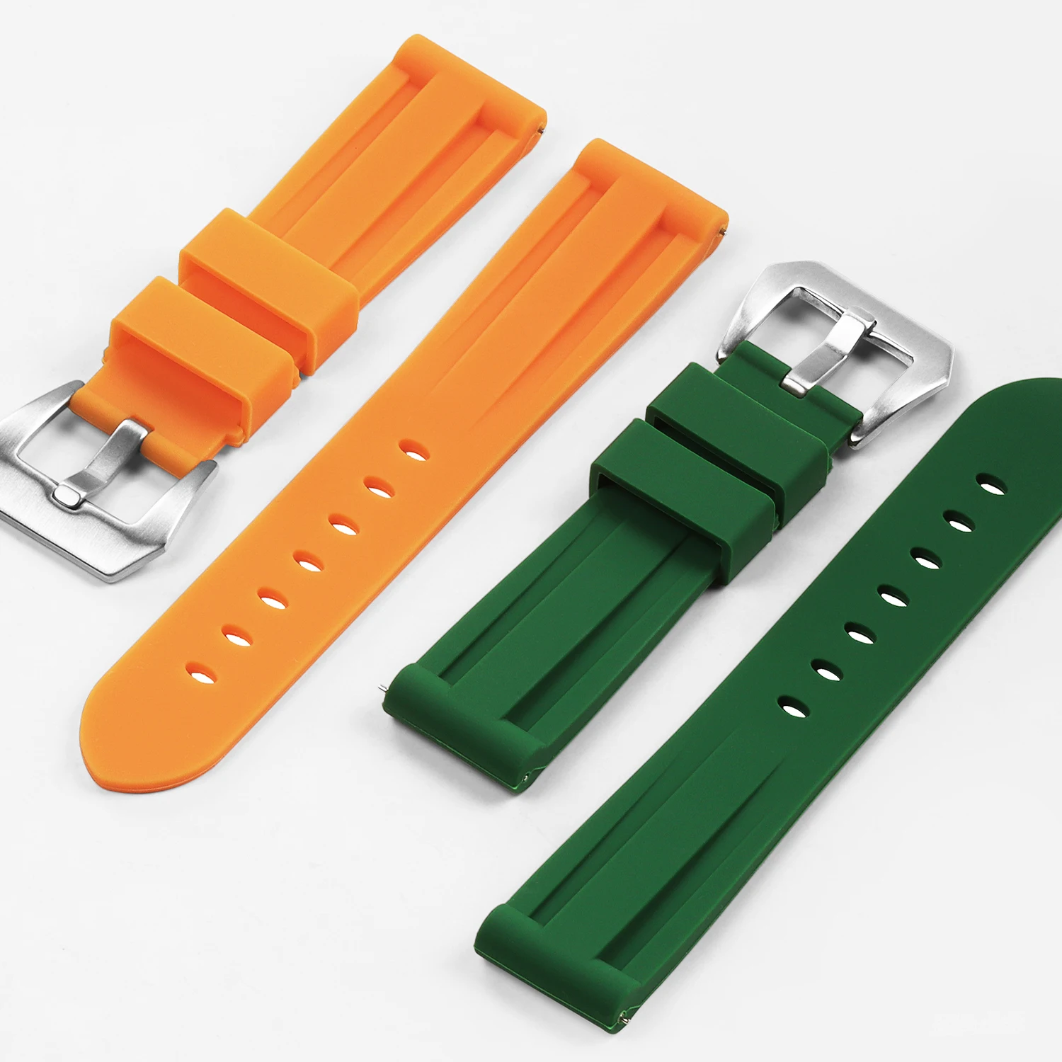 Quick Release Silicone Watch Band 20mm 22mm 24mm 26mm Universal Replacement Wristband Strap for Panerai Bracelet Accessories