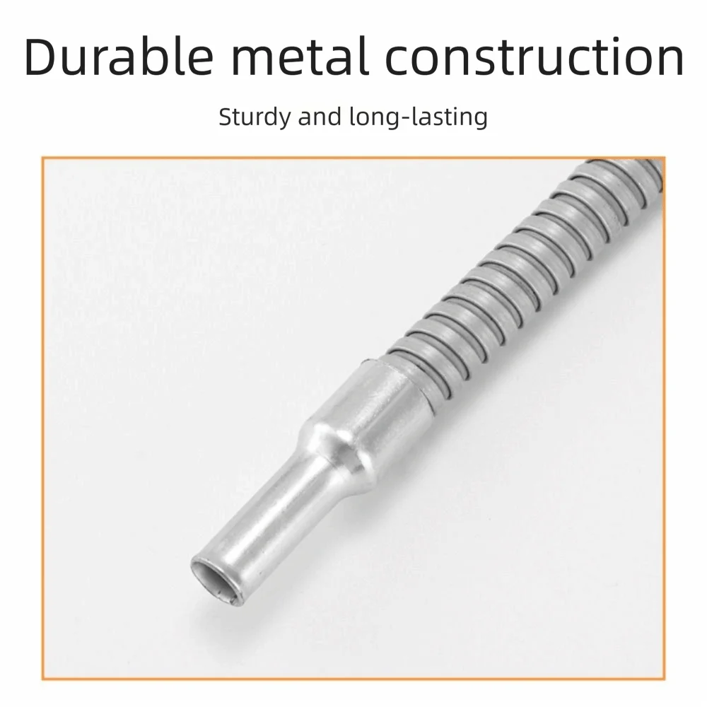 

Гибкая масляная воронка с широким горлышком и регулируемым направлением, водонепроницаемая конструкция, не съемный фильтр, металлическая воронка, фильтрующая сетка