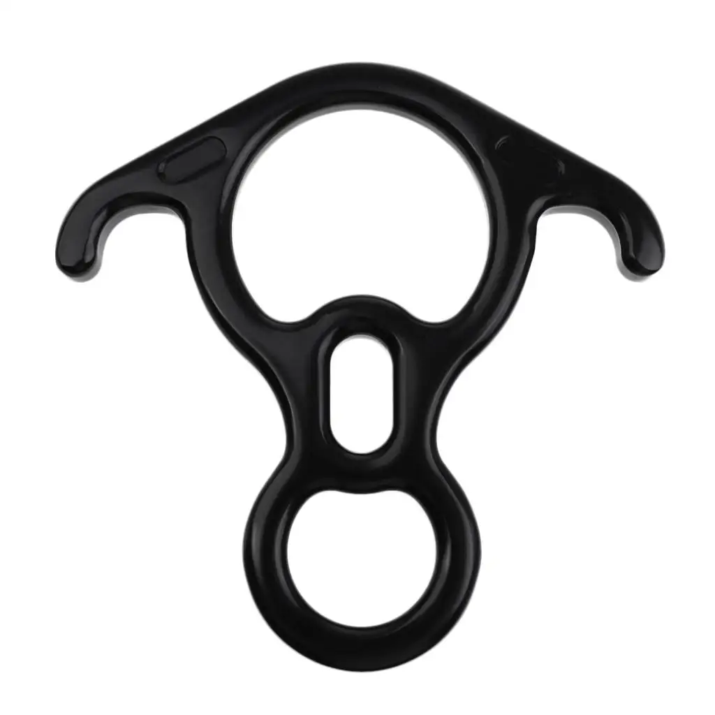 Figure 8 Rappelling Descender Strong Aluminum Alloy Rope Device for Rock Climbing Construction and High Altitude Work