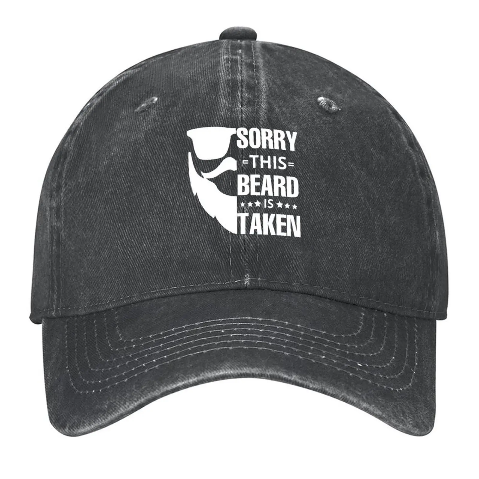 

Sorry this beard is taken t shirt Baseball Cap hard hat Rugby New Hat Unique hats Trucker Hats For Men Women's