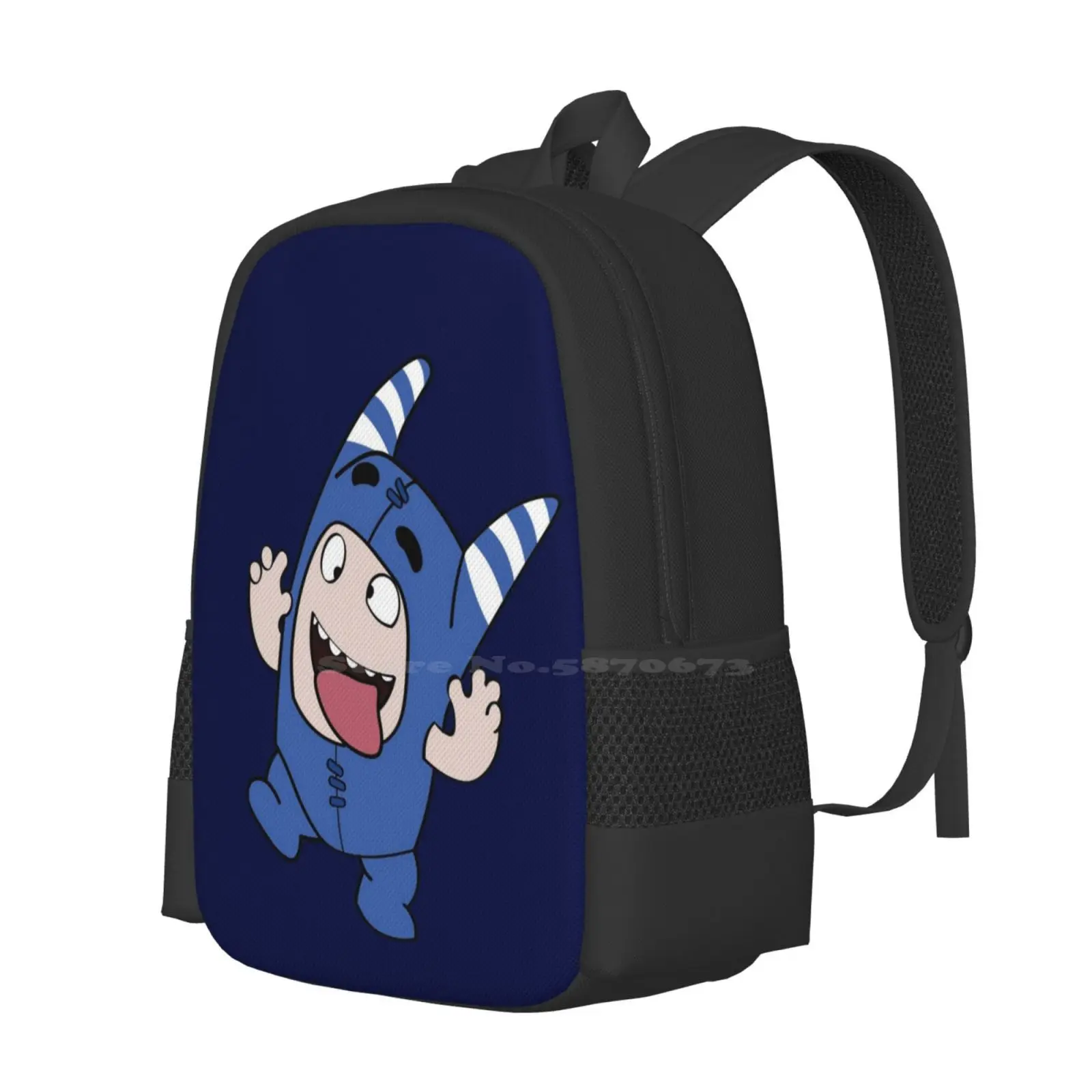 Oddbods Pogo Large Capacity School Backpack Laptop Bags Oddbods Newt Oddbods Bubbles Oddbods Fuse Oddbods Pogo Cartoon