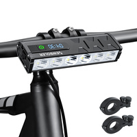 NEWBOLER 8LED Bicycle Light Front 10000LM Bike Light 10000mAh Waterproof Flashlight USB Charging MTB Road Cycling Lamp Accessori