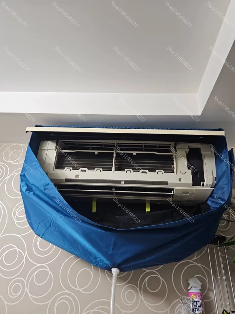 Air conditioner cleaning cover, 1-3-horse waterproof bag for general disassembly and washing of the internal machine