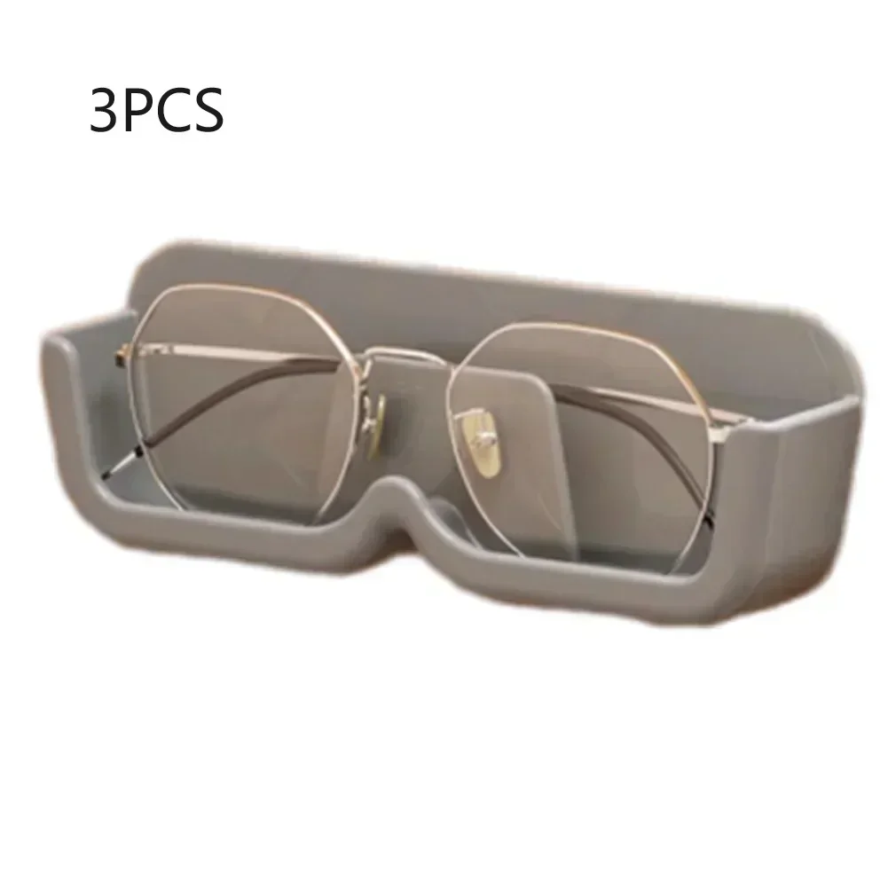 Caixa de armazenamento de óculos de sol sem perfuração, suporte de parede para óculos, suporte de exibição, quarto, organizador de mesa