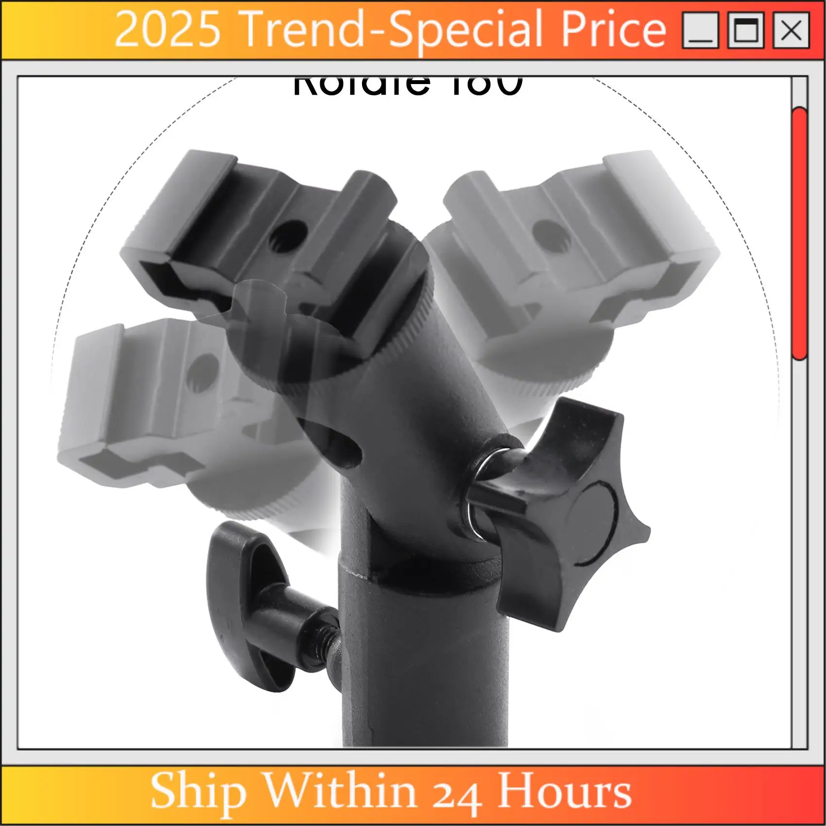 

CHYY Top Camera Flash Speedlite Mount,Professional Swivel Light Stand Light Bracket Umbrella Bracket Mount Shoe Holder E Type Fo