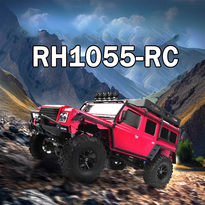 VRX RH1055 Two-Stage Variable Speed Rc Climbing Car Climbing Car 1/10 4wd Electric Brushed Toy Car Model