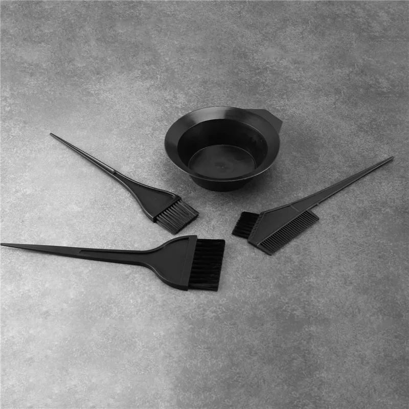【COUPON!】10 Set Hair Color Dye Bowl Comb Brushes Tool Kit Set Tint Coloring