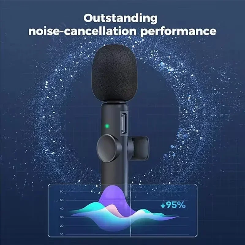 K11 전문 무선 라발리에 마이크, 아이폰, 아이패드, 안드로이드 라이브 방송, 게임 녹화, 인터뷰 미니 마이크