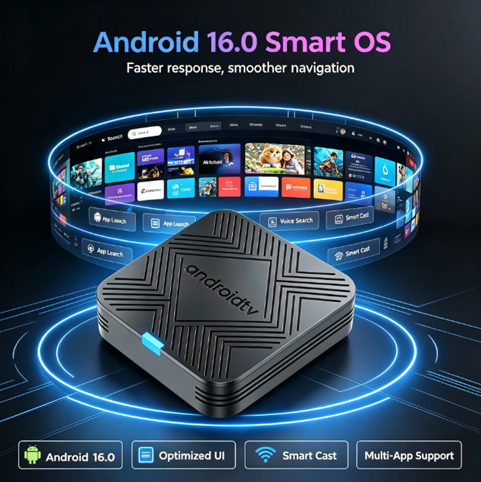 New TV Box Android 16 T9 8K Ul - Ddr3 8Gb recension och pris