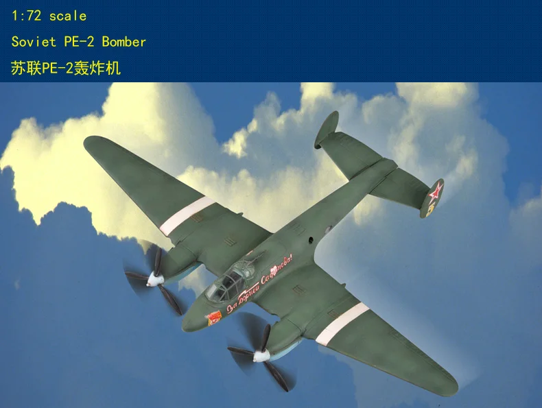 

Модель HobbyBoss 80296, модель советского стандарта 1/72, пластиковая модель бомбардировщика, модель в масштабе хобби, набор моделей