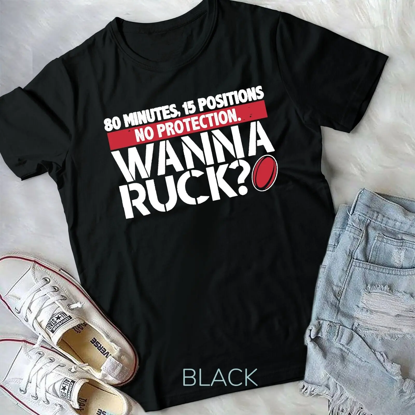 Rugby, Wanna Ruck - Best Funny T Shirt Rugby Player Unisex T-shirt