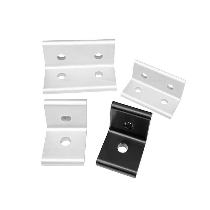 2020 3030 4040 4545 Aluminum Extrusion Profile Aluminum Alloy 2 Hole 90 degreee Inside Corner Bracket view 3