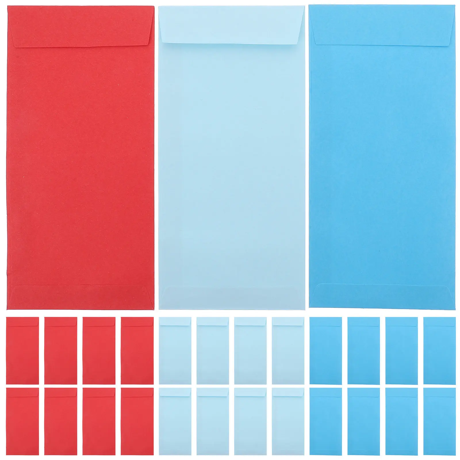 

30Pcs Portable Writable Small Envelopes Self Adhesive Kraft Paper Cash Envelopes for Budgeting Organizing Savings Challenge