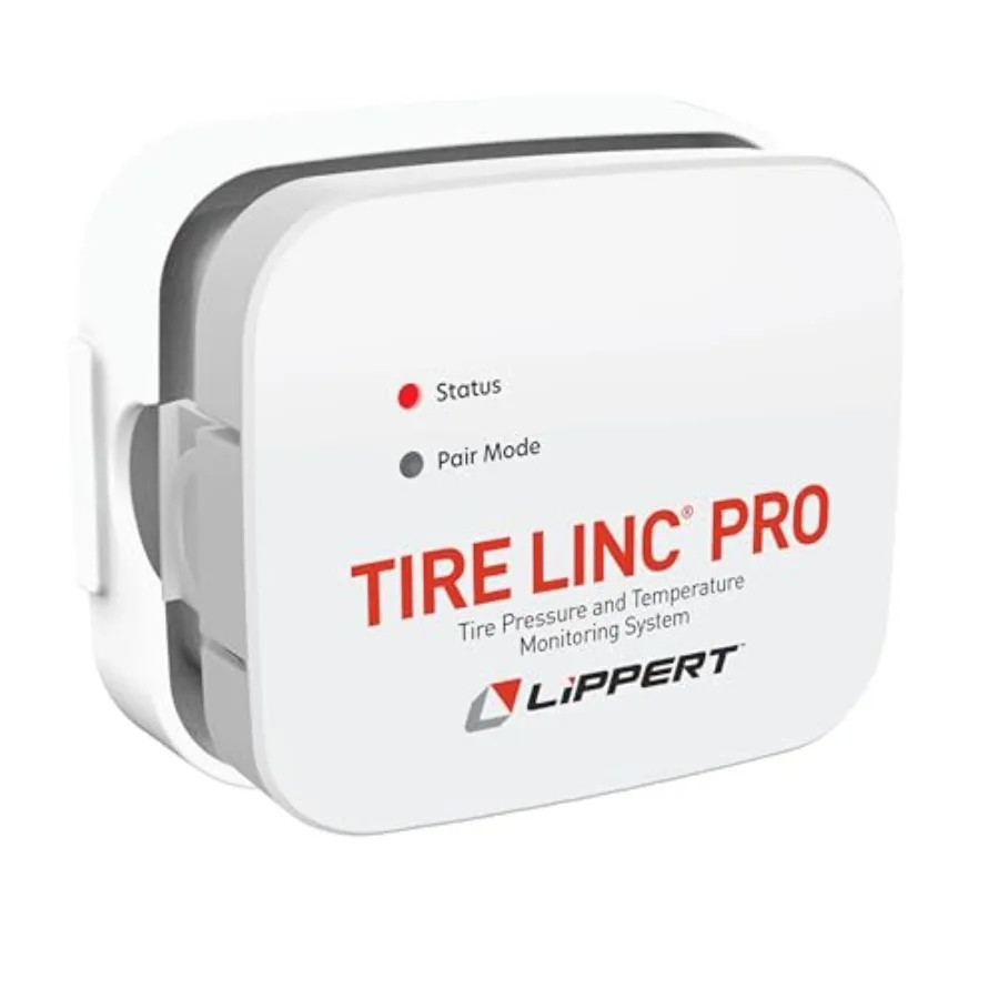 

Tire LINC PRO RV Tire Pressure/Temperature Monitoring System TPMS 2-Tire Bundle with External Stem Sensors Repeater and Dock #2