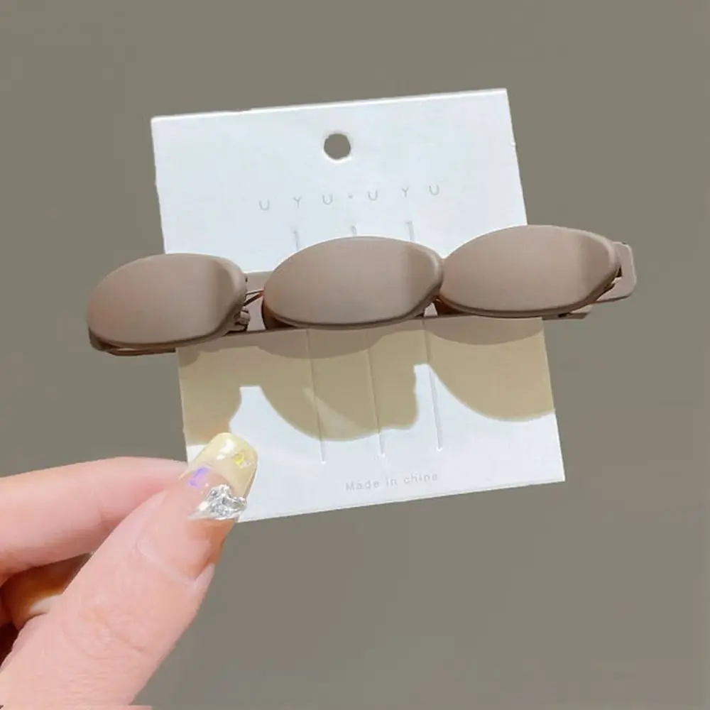 

Simple Side Barrettes Braided Hair Clip Korean Style Hairpin Duckbill Clip Headwear Plastic Bangs Clip Streetwear