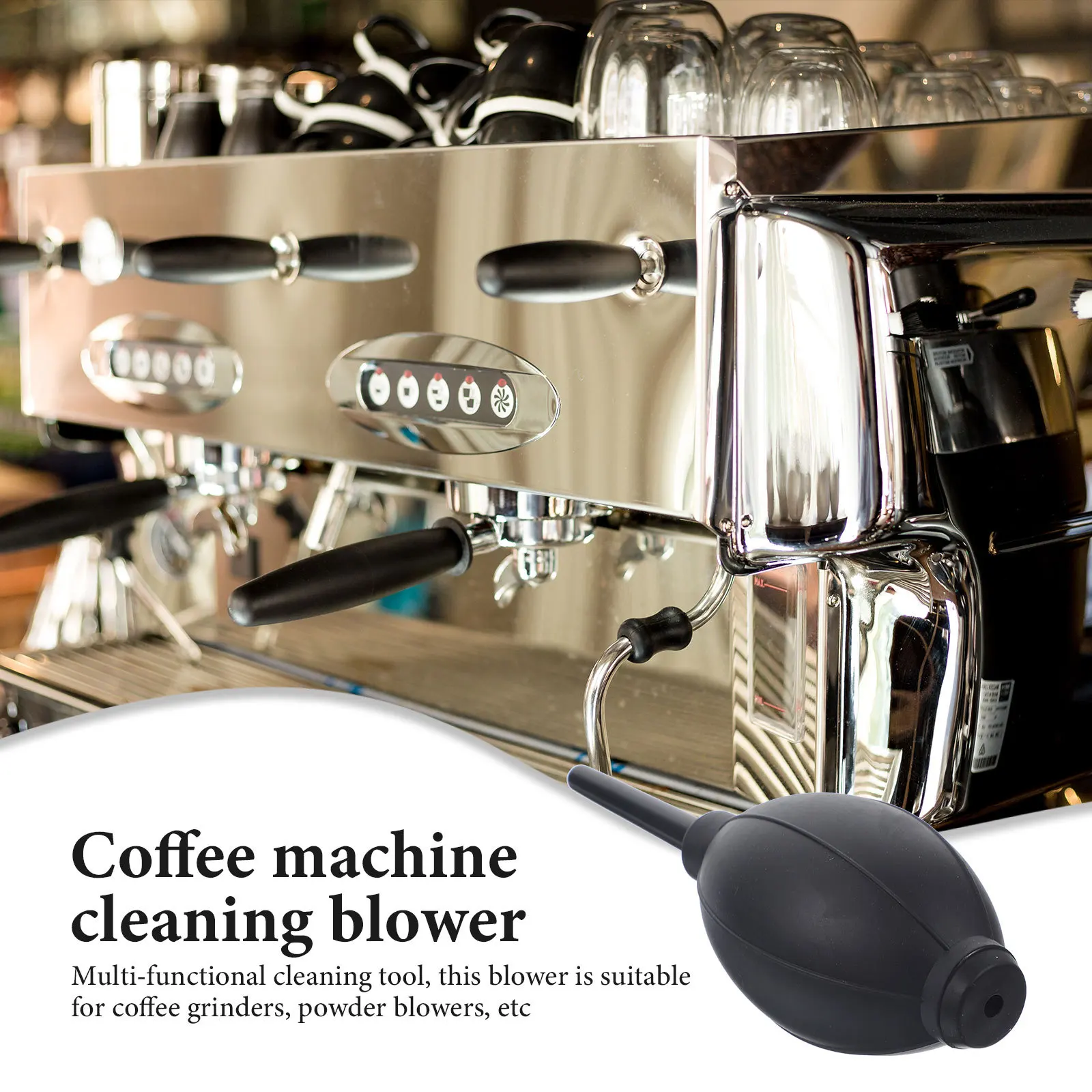 

Air Blower Multi-Functional Coffee Powder Cleaner Portable Espresso Machine Blower Air Blower, Keyboard Duster