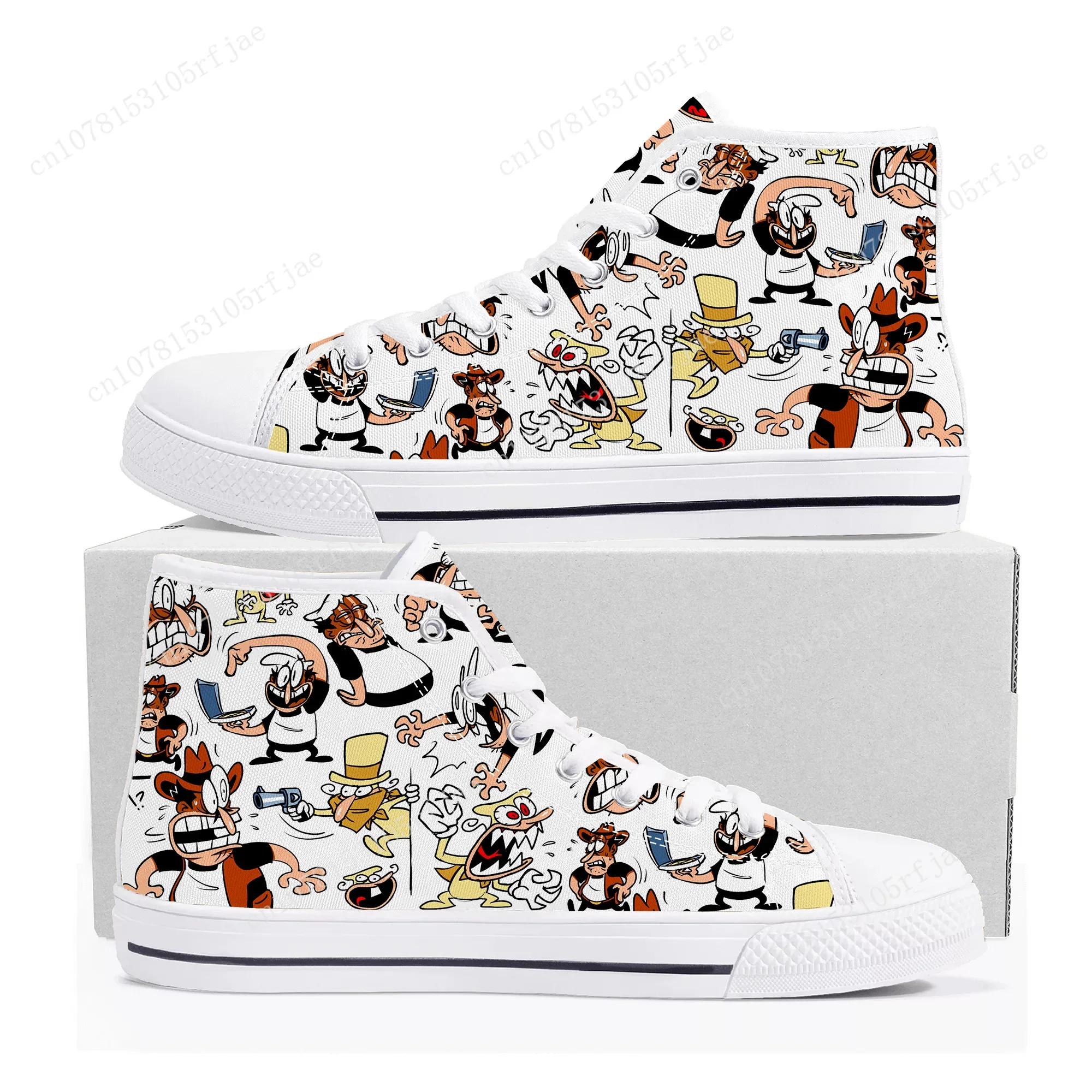 

Pizza Tower High Top Sneakers Hot Cartoon Game Mens Womens Teenager High Quality Fashion Canvas Shoes Casual Tailor Made Sneaker