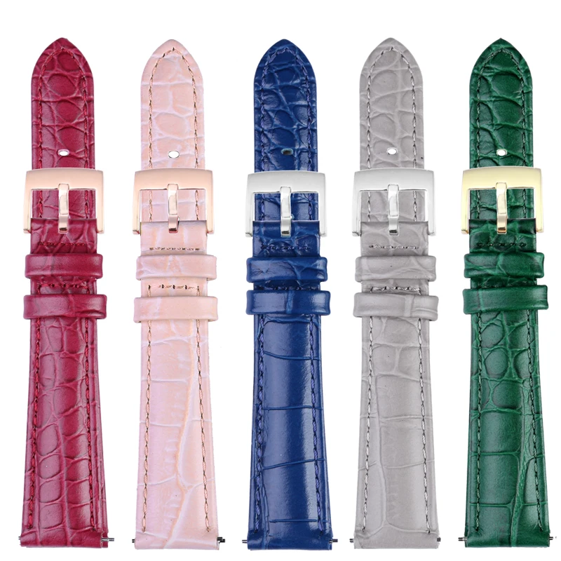 Women's Leather Watch with Accessories Fits Swarovski 5452498 501 495 5547642 5563480 Watch Band 17mm Quick Disassembly