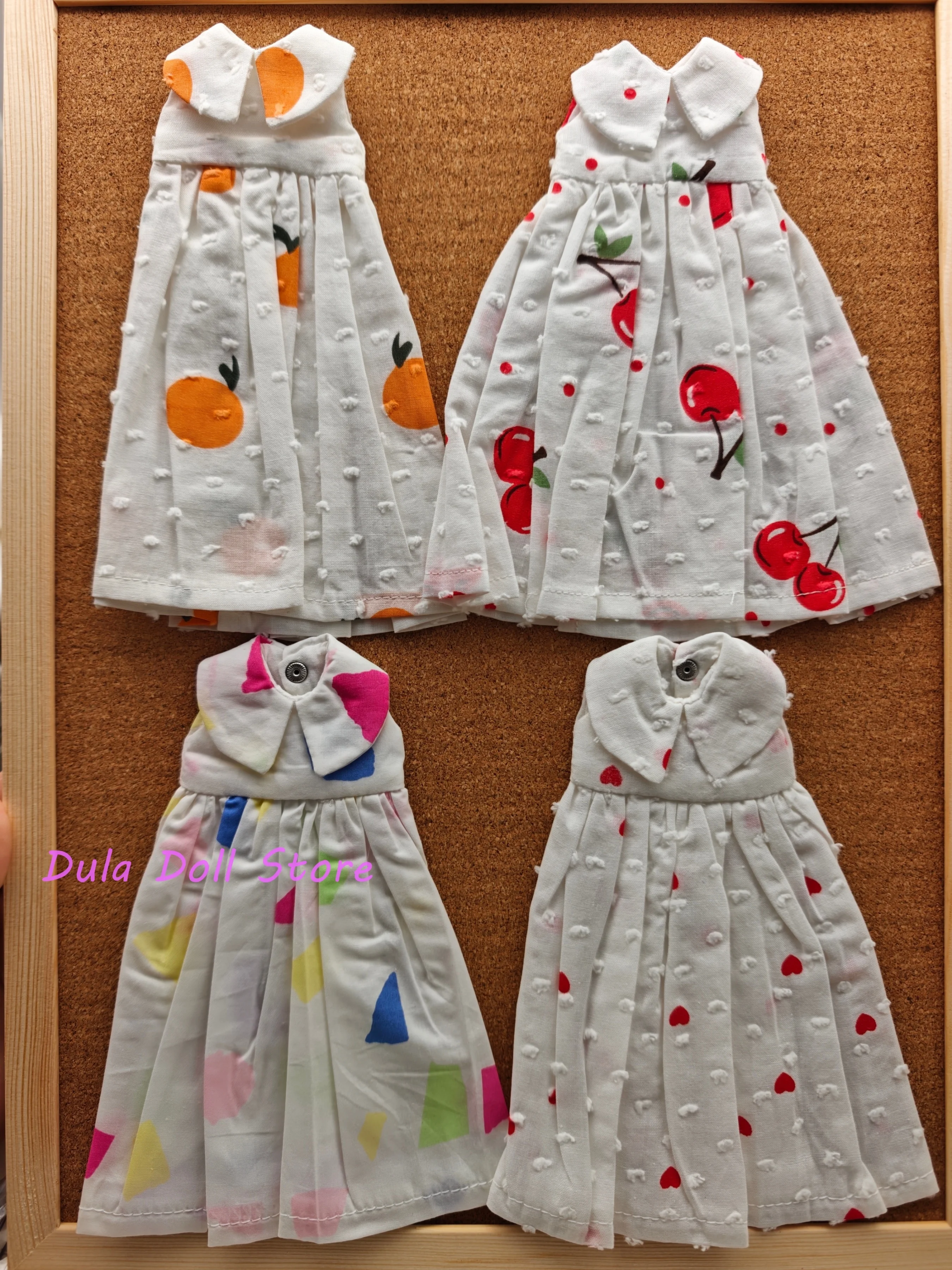 Dula （Clearance Special Offer）Doll Simple Dress for Blythe Landoudou Landazz Ob24 Ob22 Licca 1/6 Doll