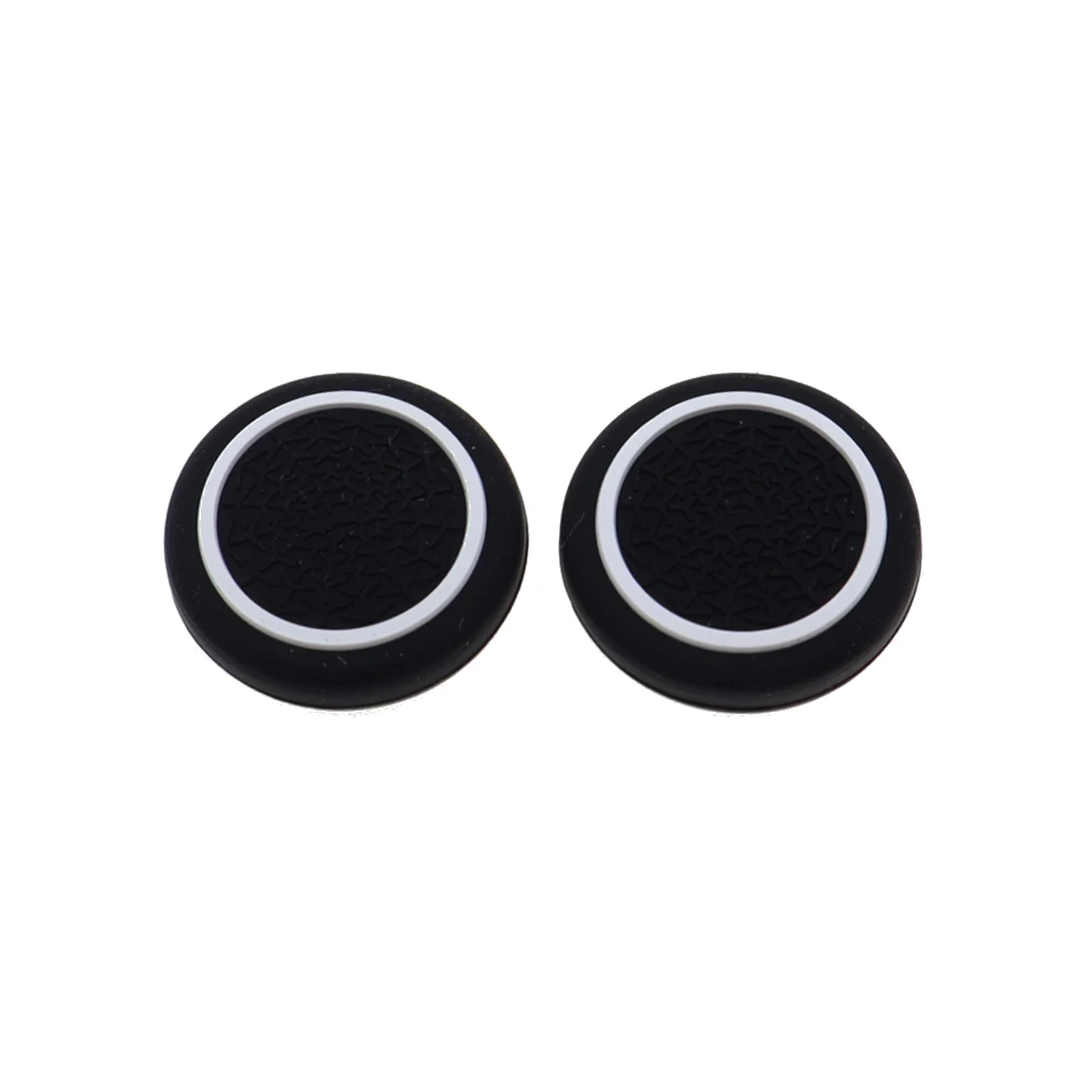 2개 실리콘 캡 고무 스킨 썸스틱 그립 조이스틱 커버 스위치 2 썸스틱 게임 액세서리