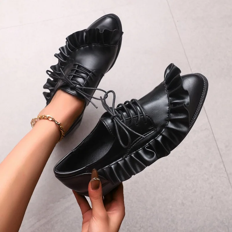 

Spring Personalized Women's Single Shoes 2025 New Trendy Women's Shoes Outdoor Casual Versatile Vulcanized Shoes