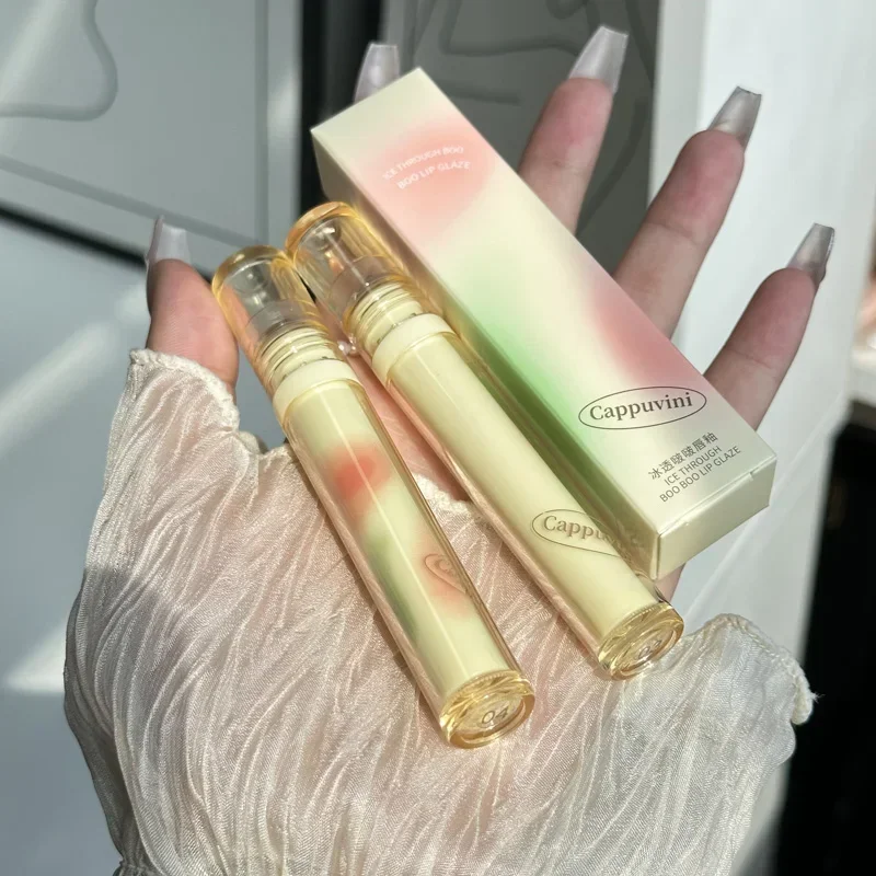 1 قطعة التدرج أنبوب مرآة المياه الشفاه لمعان ترطيب مثير أحمر الشفاه تينت مقاوم للماء السائل أحمر الشفاه الشفاه ماكياج مستحضرات التجميل الكورية #5