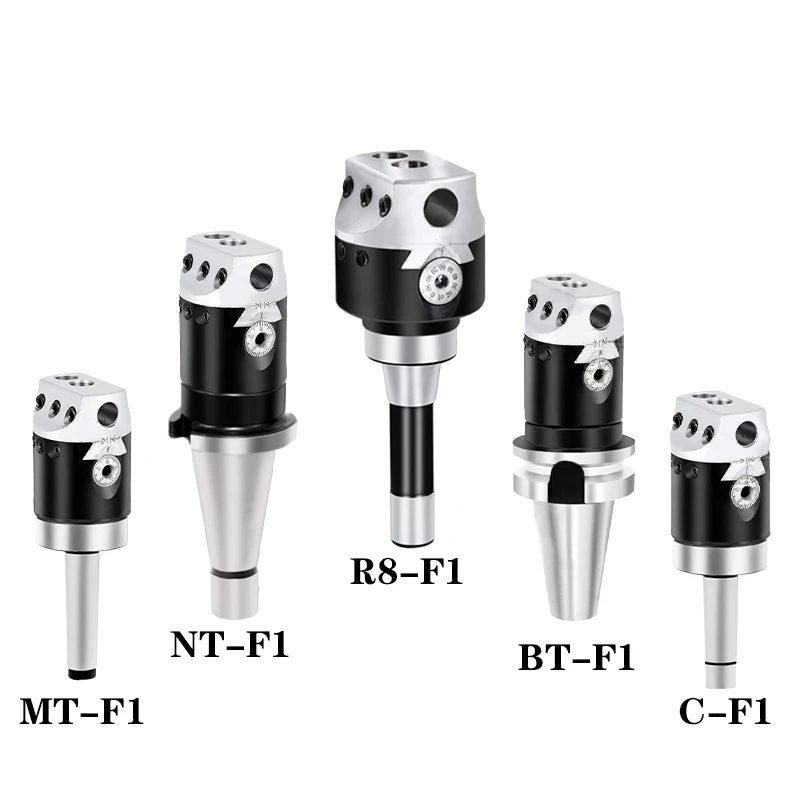 Cabezal de perforación tipo F1, soporte de fresado de barra de perforación de torno, herramientas de fresadora, F1, 2/3/4 pulgadas, 50/75/100mm, 12/18/25mm