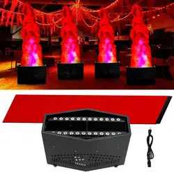 Topflashstar 6ft Fake Fire Flame Light Campfire with 36 LED Light Flame Fire Light Machine for Nightclub
