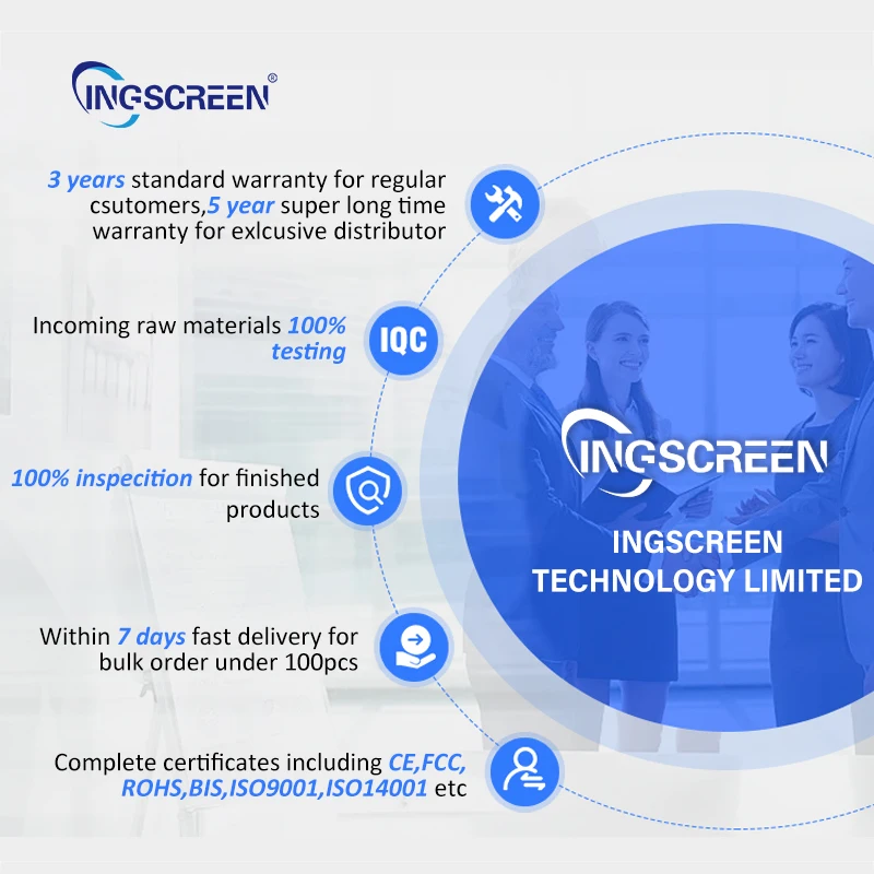 Ingscreen fabricante atacado suporte função de toque 55 65 75 Polegada lcd 4k placa interativa inteligente com android 12.0 8 + 128