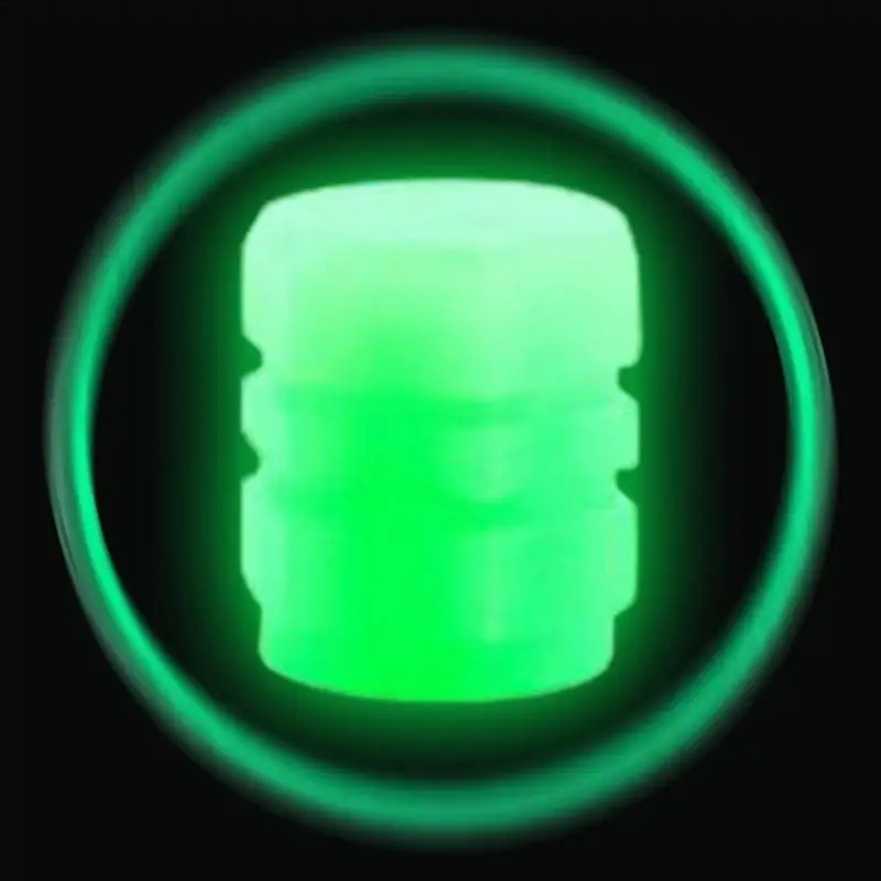 Universal Luminous Tire Caps Car Wheel Hub Glowing Dust-proof Decorative Tyre Rim Stem Covers Applicable Motorcycle Bike