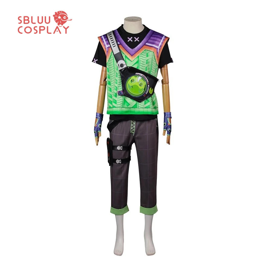 

SBluuCosplay Game Valorant Gekko Cosplay Costume Halloween Carnival Party Outfit