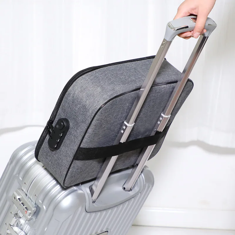 Torba podróżna na dokumenty podróżne Duża pojemność Warstwowy uchwyt na kartę paszportową Wodoodporny folder Organizacja archiwum Torba transgraniczna