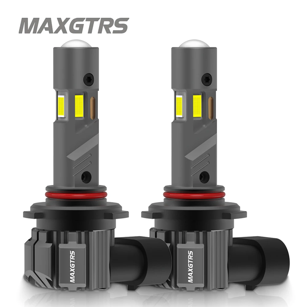 

MAXGTRS 2Pcs 3 Sides Glow H8 H11 LED Headlight Bulb 20000LM 9005 HB3 9006 HB4 H9 LED Fog Lamp 6000K White DRL 9012 Light Lens