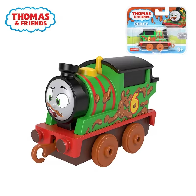 Thomas and Friends Toy Train Percy Mud Run Nia Brake Car Bruno Figure Classic Animation Peripheral Collectible Model Toys Gifts