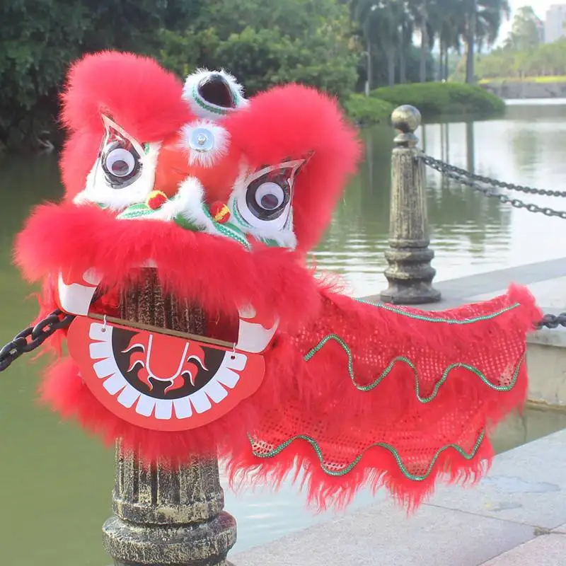 Chinese Lion Dance for Kids Advertising Carnival Mascot Costume Cute Small Southern Lion Dance Halloween Cosplay Clothing